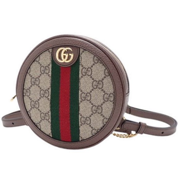 Gucci Handbags - Gucci Ophidia Supreme Rucksack Leather Ebony Beige Gold GG Mini Bag Shoulder Bag